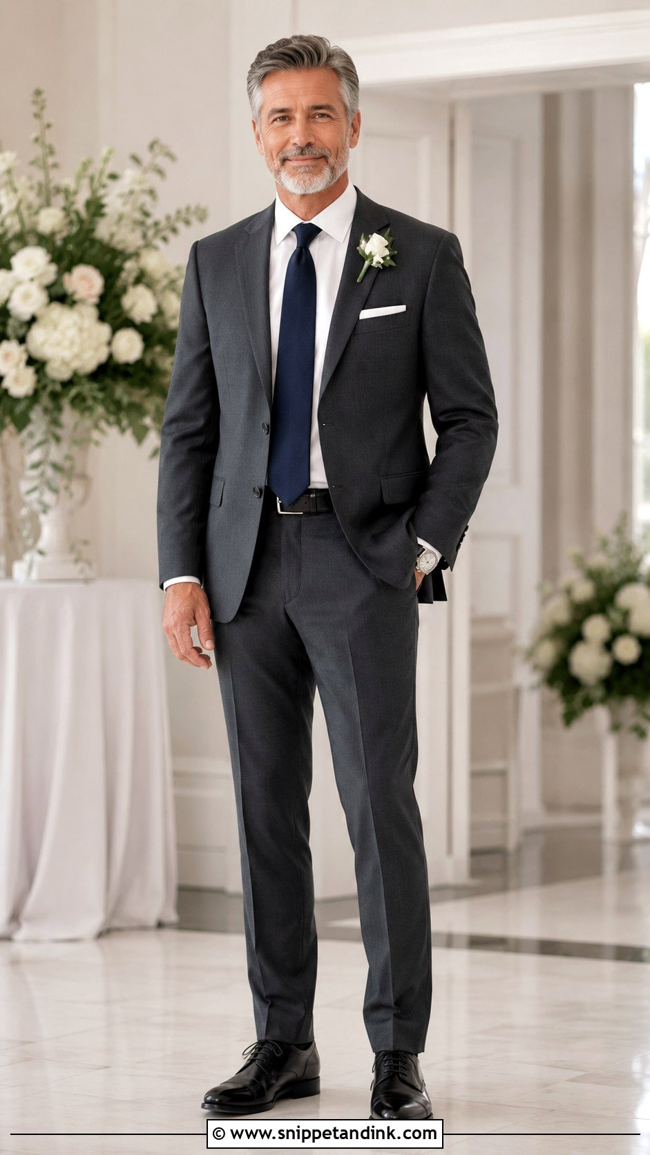 Charcoal Gray Father of Bride Suit - Snippet and Ink - 20 Father of Bride Outfit Ideas