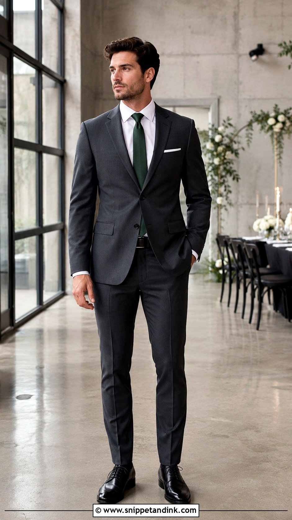 Charcoal Gray Groomsman Suit - Snippet and Ink - 20 Groomsman Suits