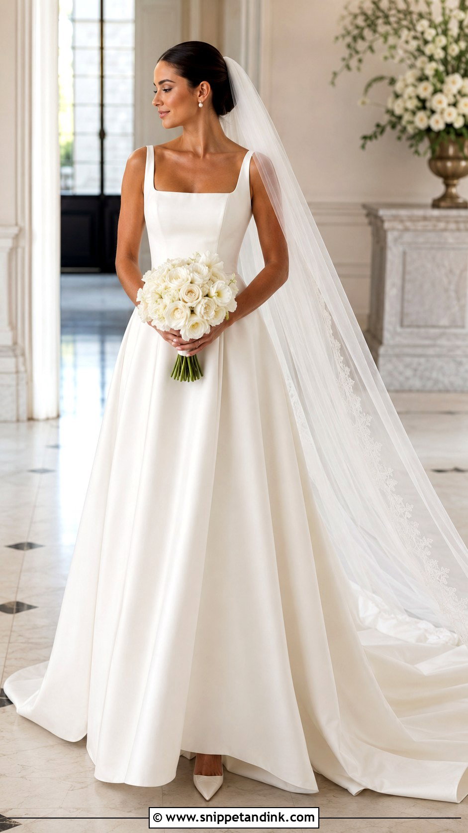 Charlotte Wedding Dress With A Line Skirt - Snippet and Ink - 20 Charlotte Wedding Dress Ideas