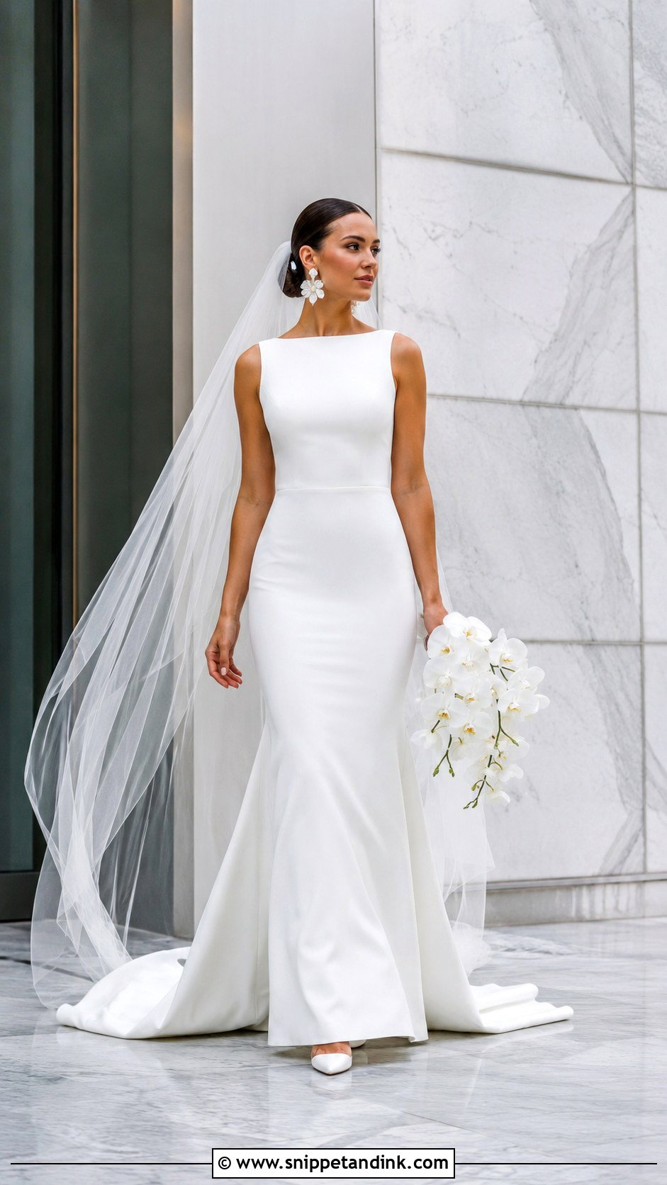 Charlotte Wedding Dress With Crepe Mermaid Skirt - Snippet and Ink - 20 Charlotte Wedding Dress Ideas