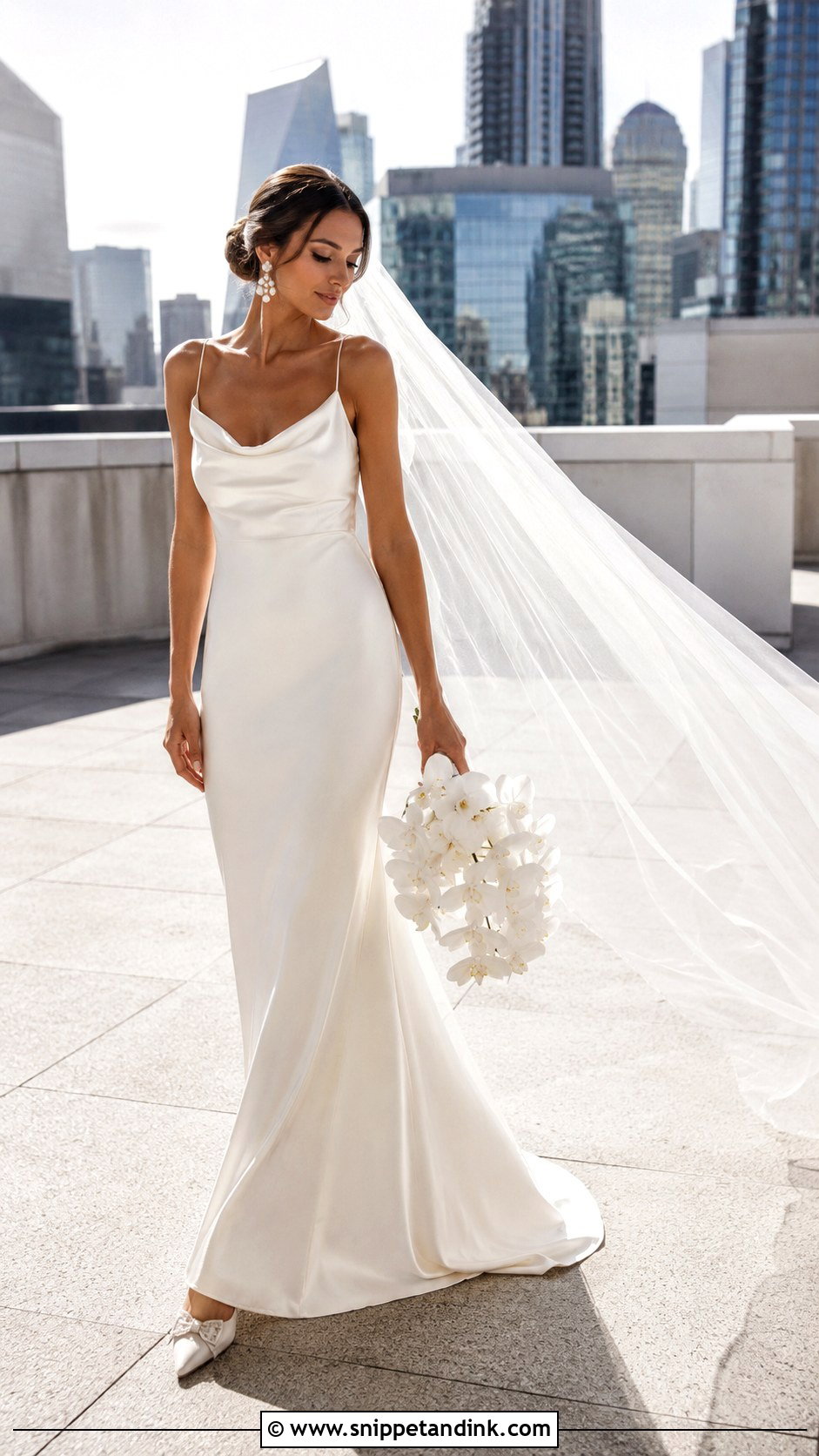 Charlotte Wedding Dress With Minimalist Slip Shape - Snippet and Ink - 20 Charlotte Wedding Dress Ideas