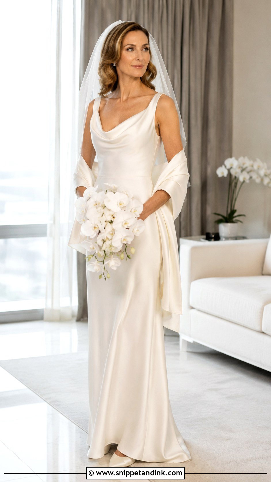 Charlotte York Cowl Neck Wedding Dress - Snippet and Ink - 20 Charlotte York Wedding Dress Ideas