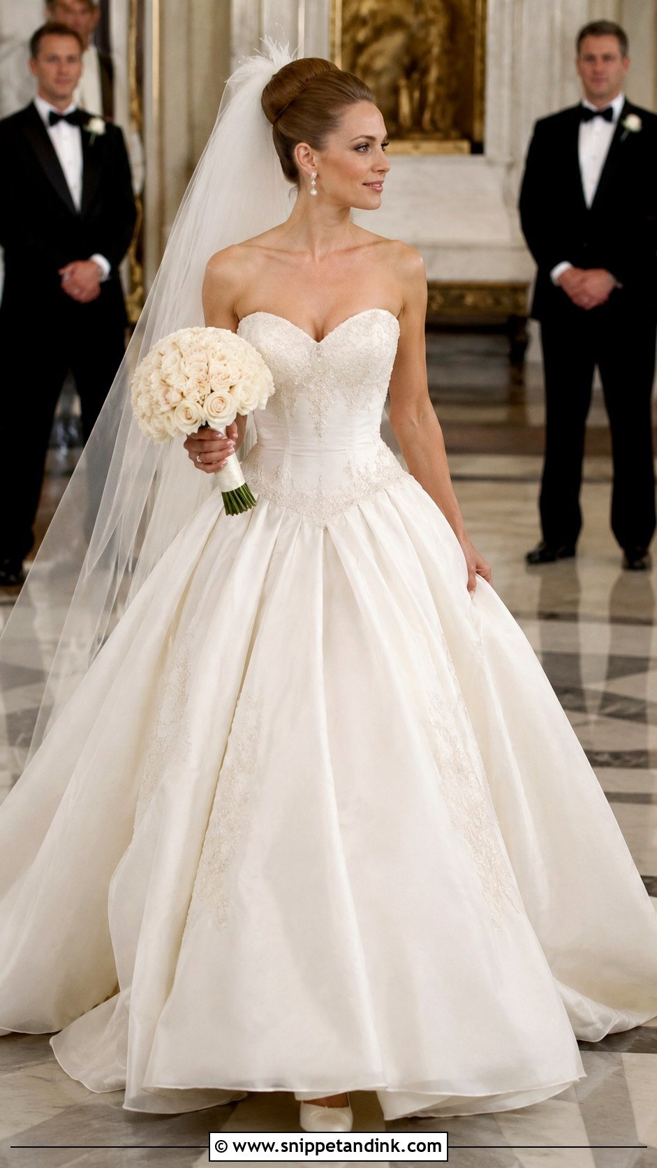 Charlotte York Sweetheart Corset Wedding Dress - Snippet and Ink - 20 Charlotte York Wedding Dress Ideas