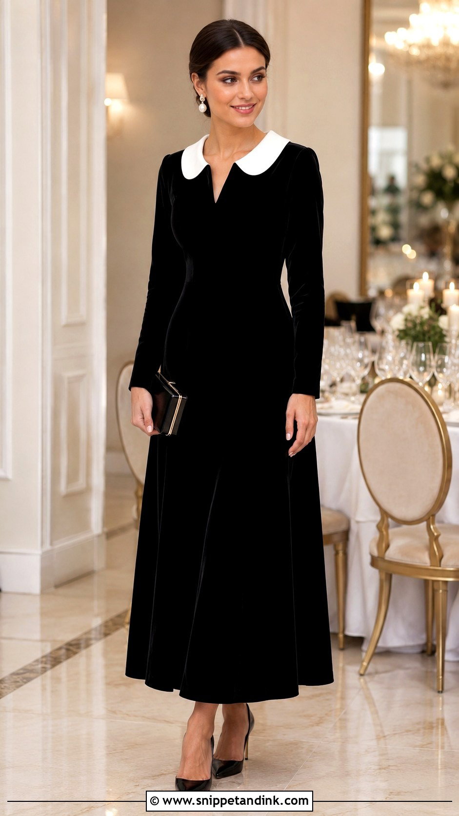 Chelsea Collar Gown - Snippet and Ink - 20 Collar Gown Design Ideas