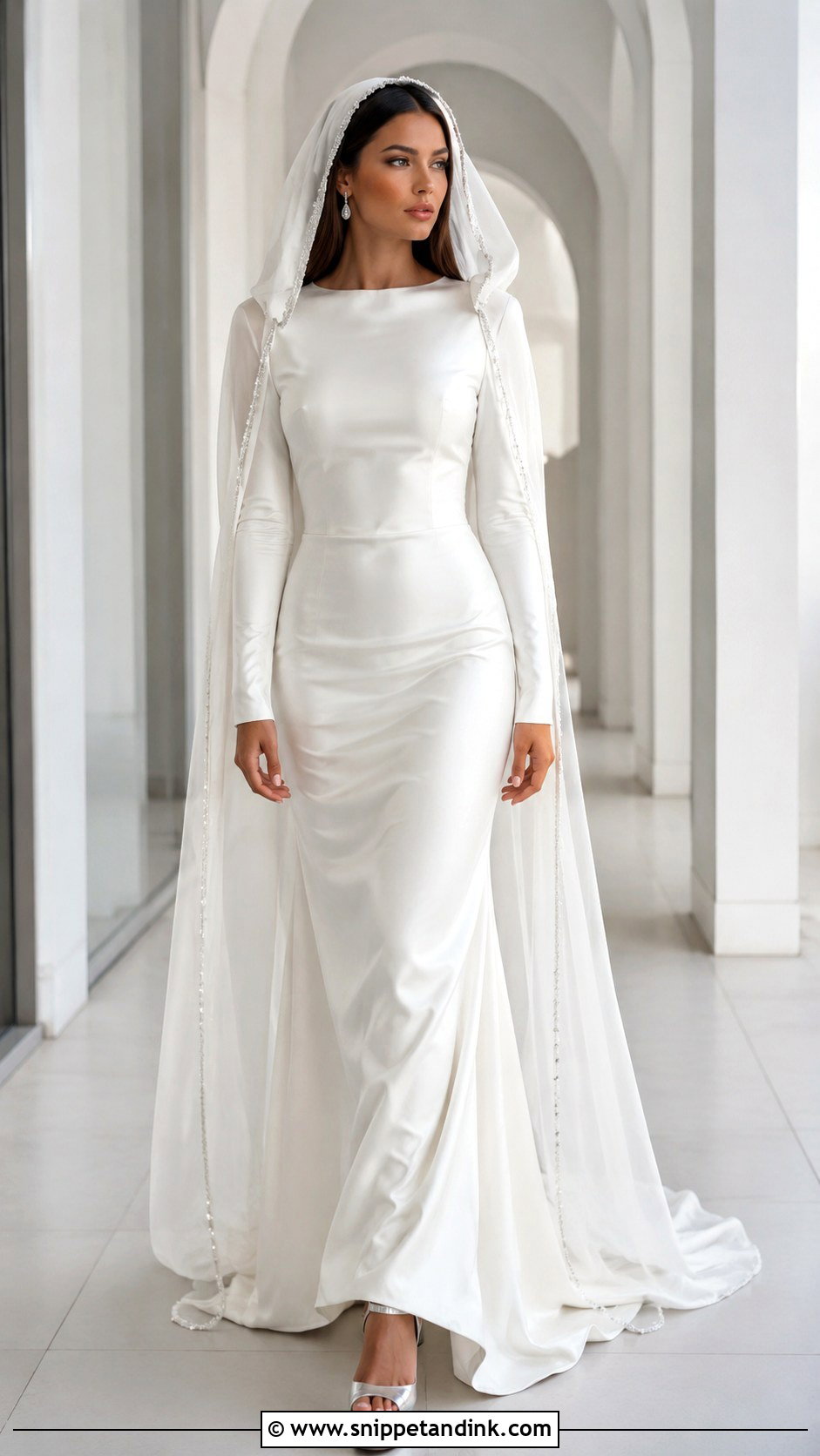 Cher Hooded Wedding Dress - Snippet and Ink - 20 Cher Wedding Dress Ideas