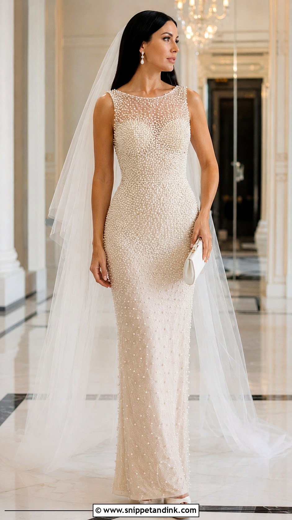 Cher Pearl Wedding Dress - Snippet and Ink - 20 Cher Wedding Dress Ideas