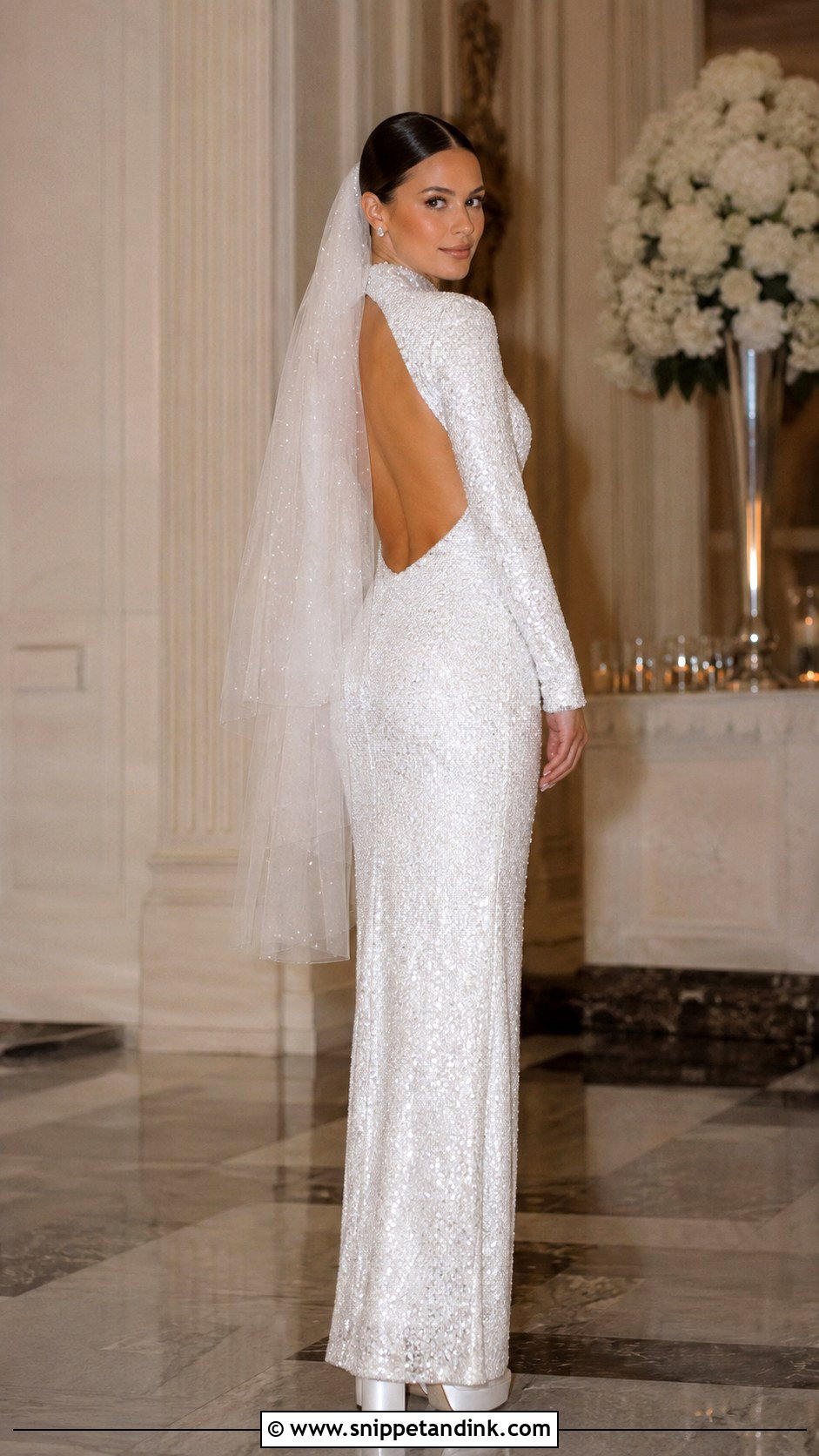 Cher Sequin Wedding Dress - Snippet and Ink - 20 Cher Wedding Dress Ideas