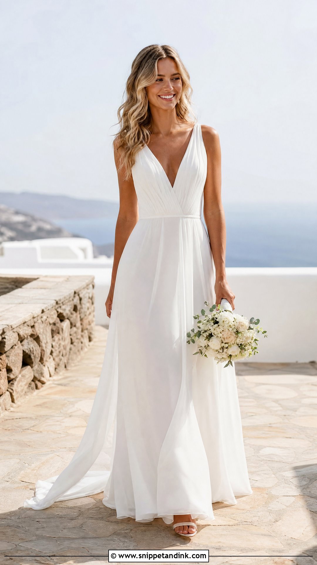 Chiffon A Line Wedding Dress - Snippet and Ink - 25 Romantic a Line Wedding Dress Ideas