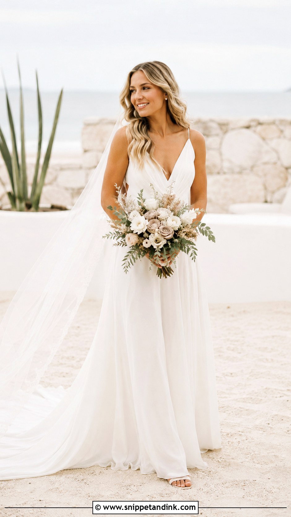 Chiffon Destination Wedding Dress - Snippet and Ink - 25 2008 Wedding Dresses