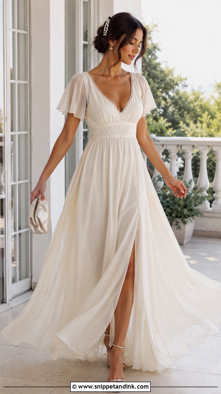 Chiffon First Night Dress - Snippet and Ink - 25 First Night Dress Ideas