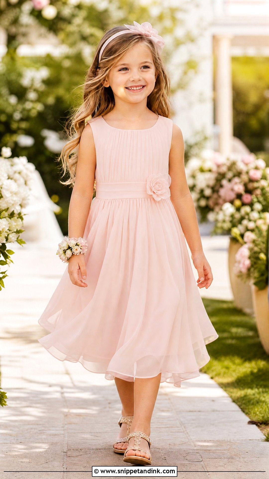 Chiffon Flower Girl Dress - Snippet and Ink - 25 Girl Wedding Dress Ideas