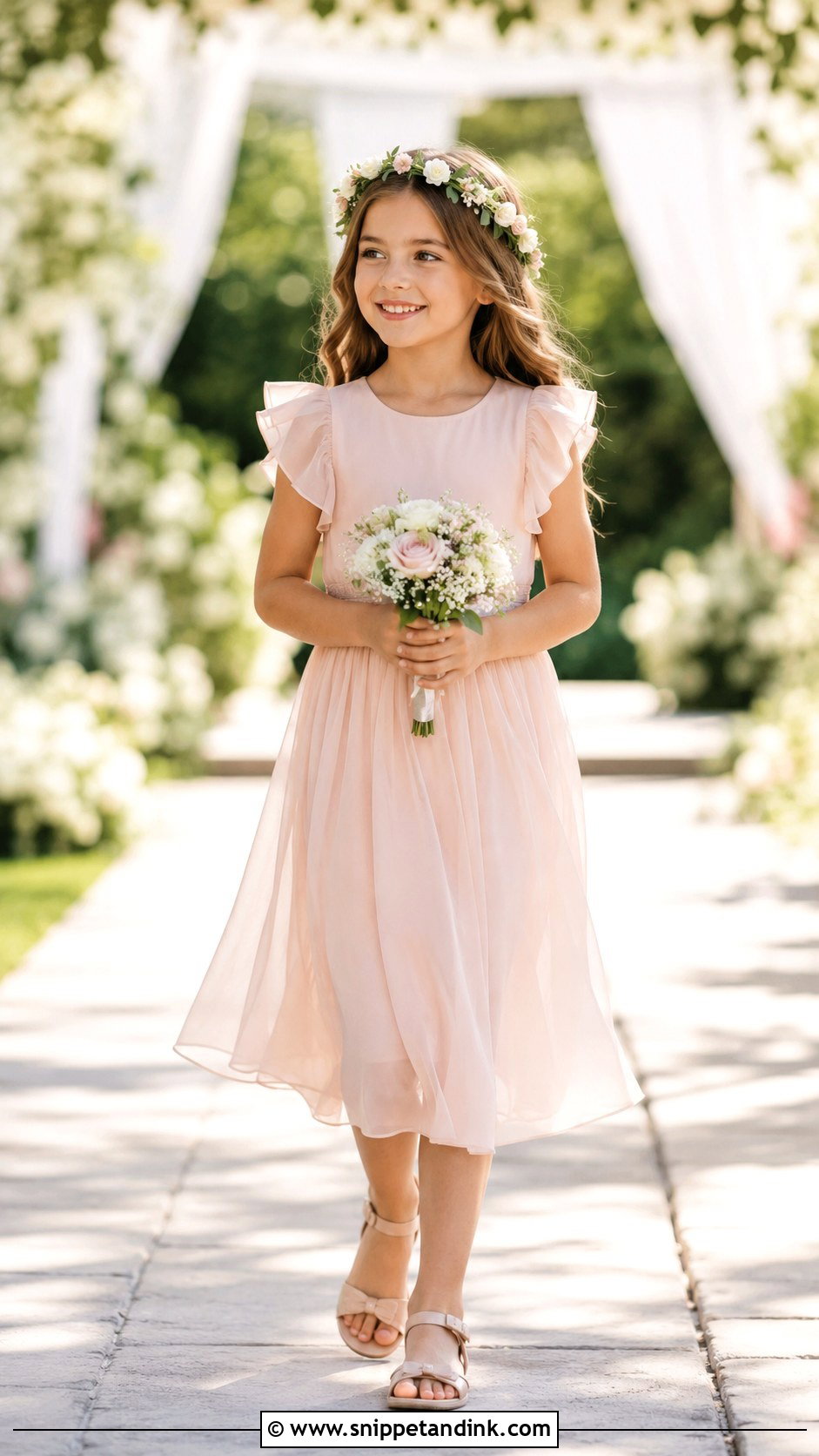 Chiffon Flower Girl Dress - Snippet and Ink - 25 Wedding Dress for Girls Ideas