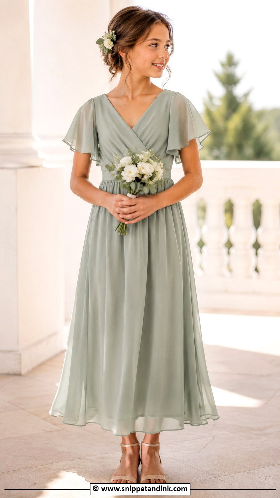 Chiffon Kids Wedding Dress - Snippet and Ink - 30 Kids Wedding Dress Ideas