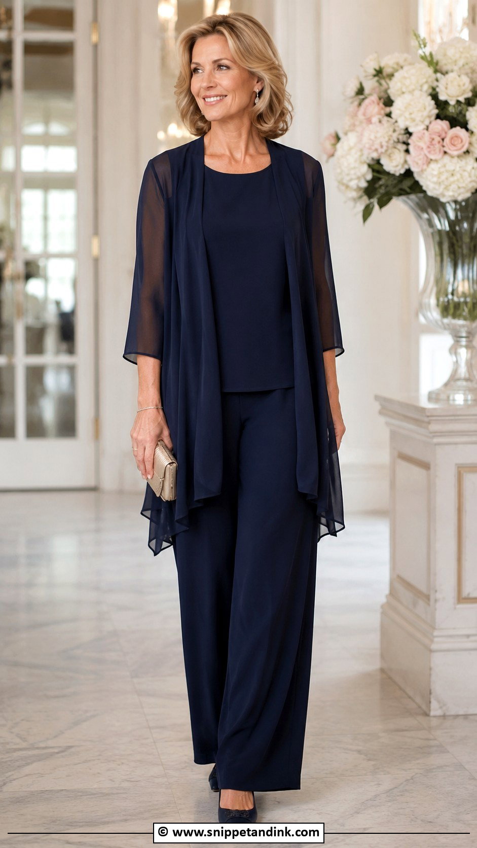 Chiffon Overlay Pants Suit Wedding - Snippet and Ink - 25 Elegant Pants Suits Wedding