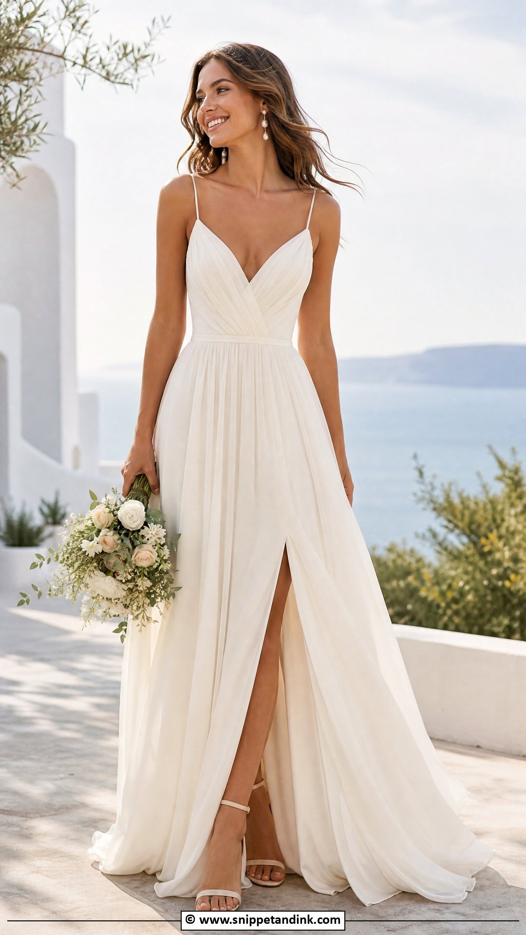 Chiffon Wedding Dress - Snippet and Ink - 35 Classy Elegant Wedding Dress Ideas