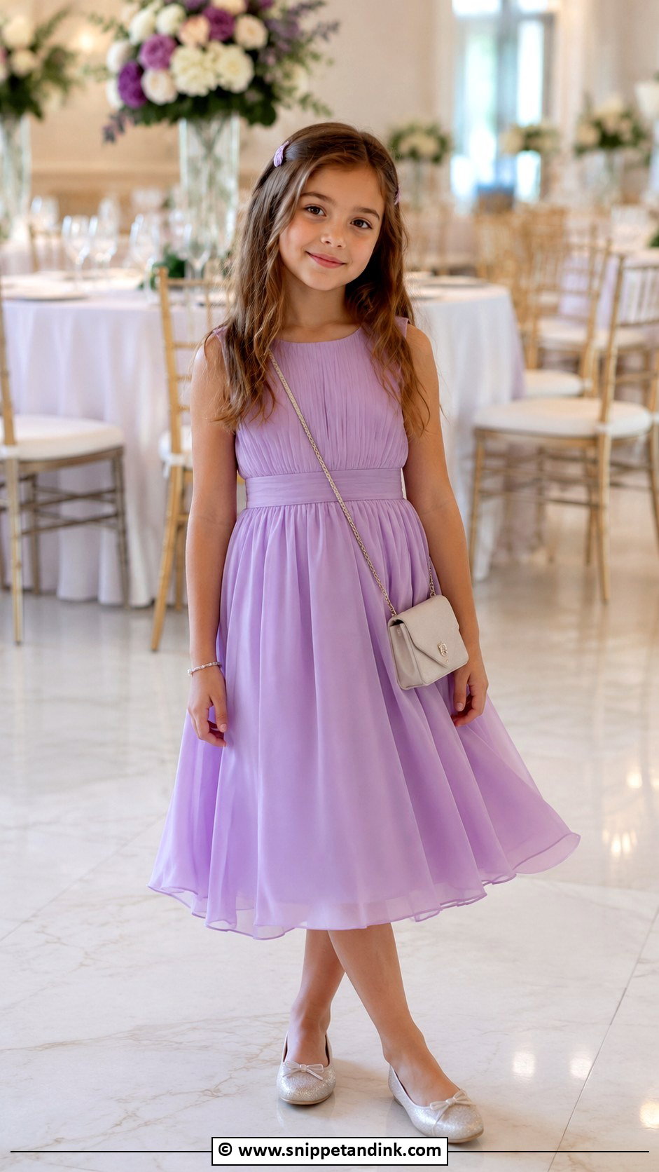 Chiffon Wedding Guest Dress - Snippet and Ink - 30 Kids Designer Dresses for Wedding