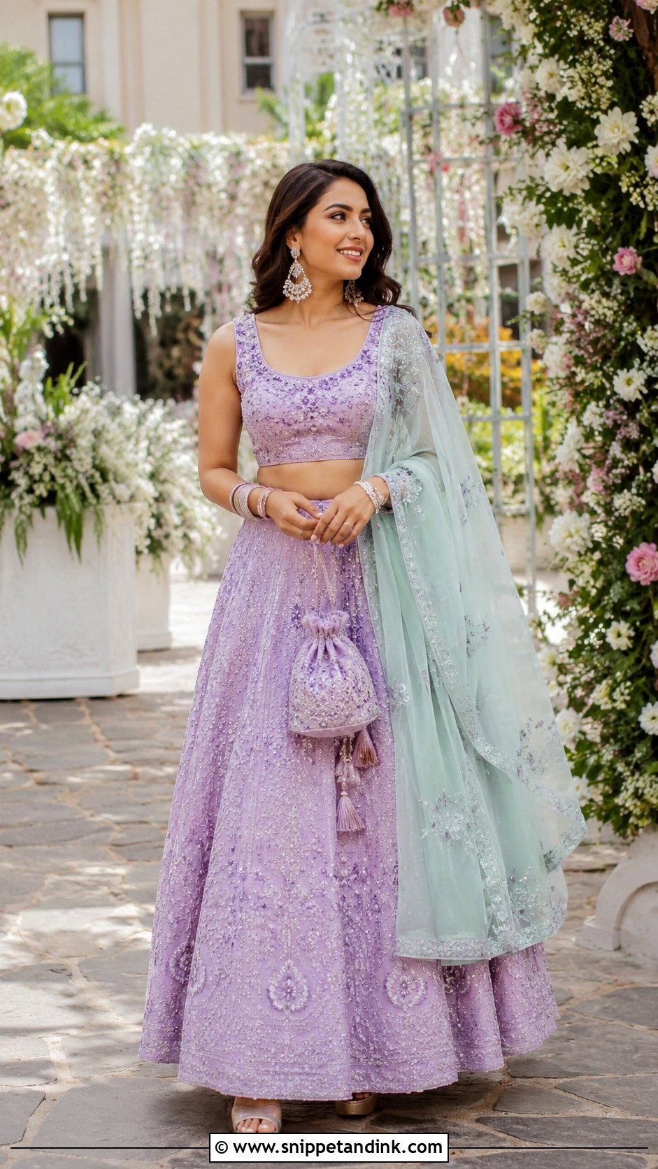 Chikankari Lehenga Baraat Outfit - Snippet and Ink - 20 Baraat Outfits for Sisters