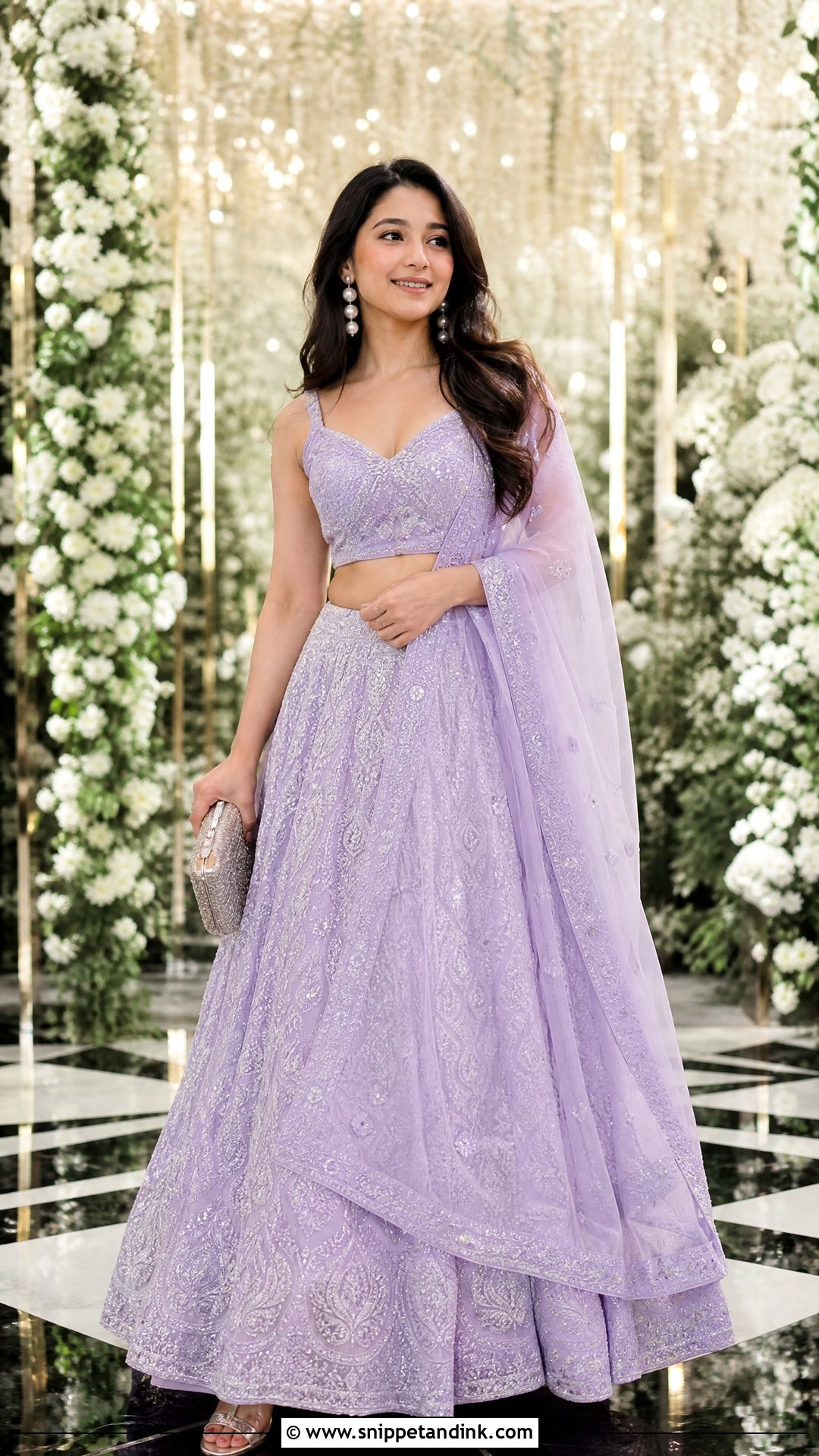 Chikankari Lehenga DJ Night Outfit - Snippet and Ink - 25 Dj Night Outfits for Indian Wedding
