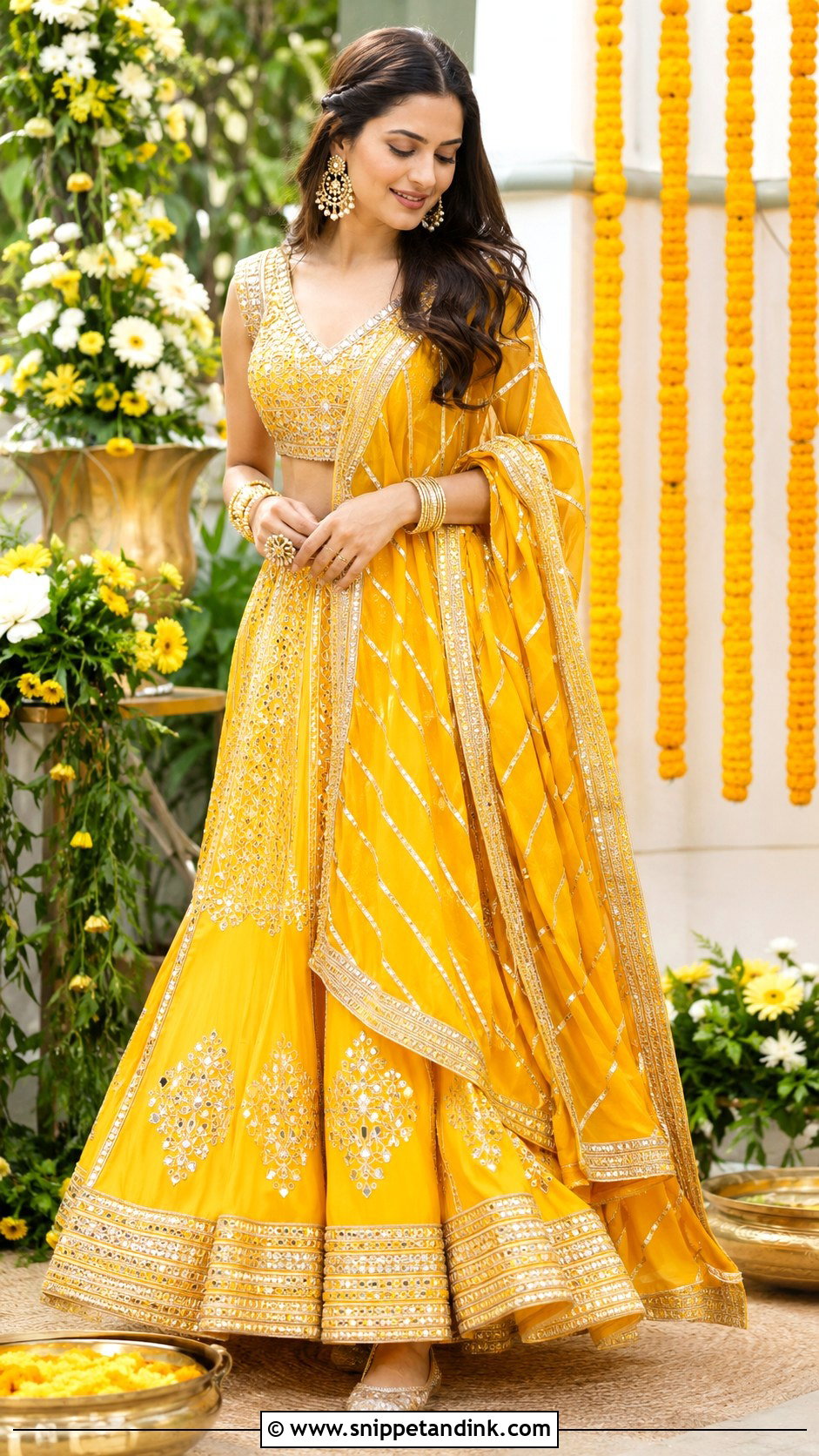 Chikankari Suit For Haldi - Snippet and Ink - 30 Haldi Dresses