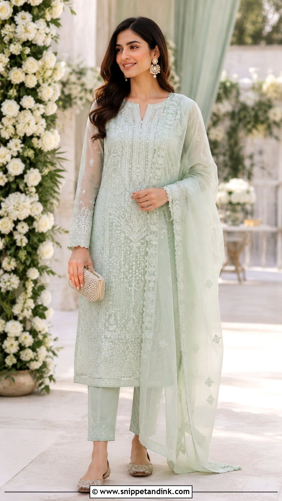 Chikankari Suit for Marriage Function - Snippet and Ink - 25 Marriage Function Dresses for Women