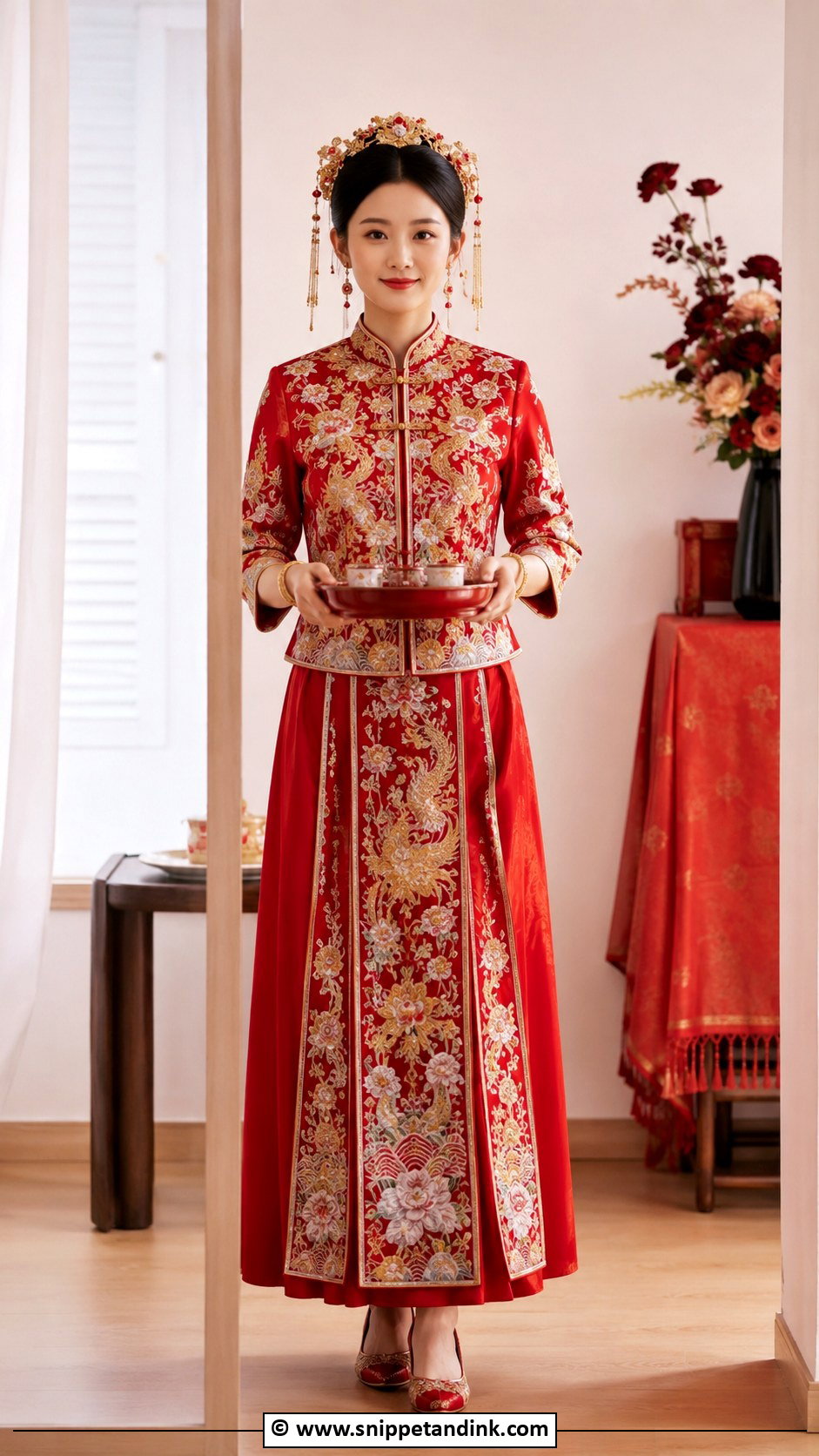 Chinese Kua Wedding Attire - Snippet and Ink - 35 Traditional Wedding Attire Ideas
