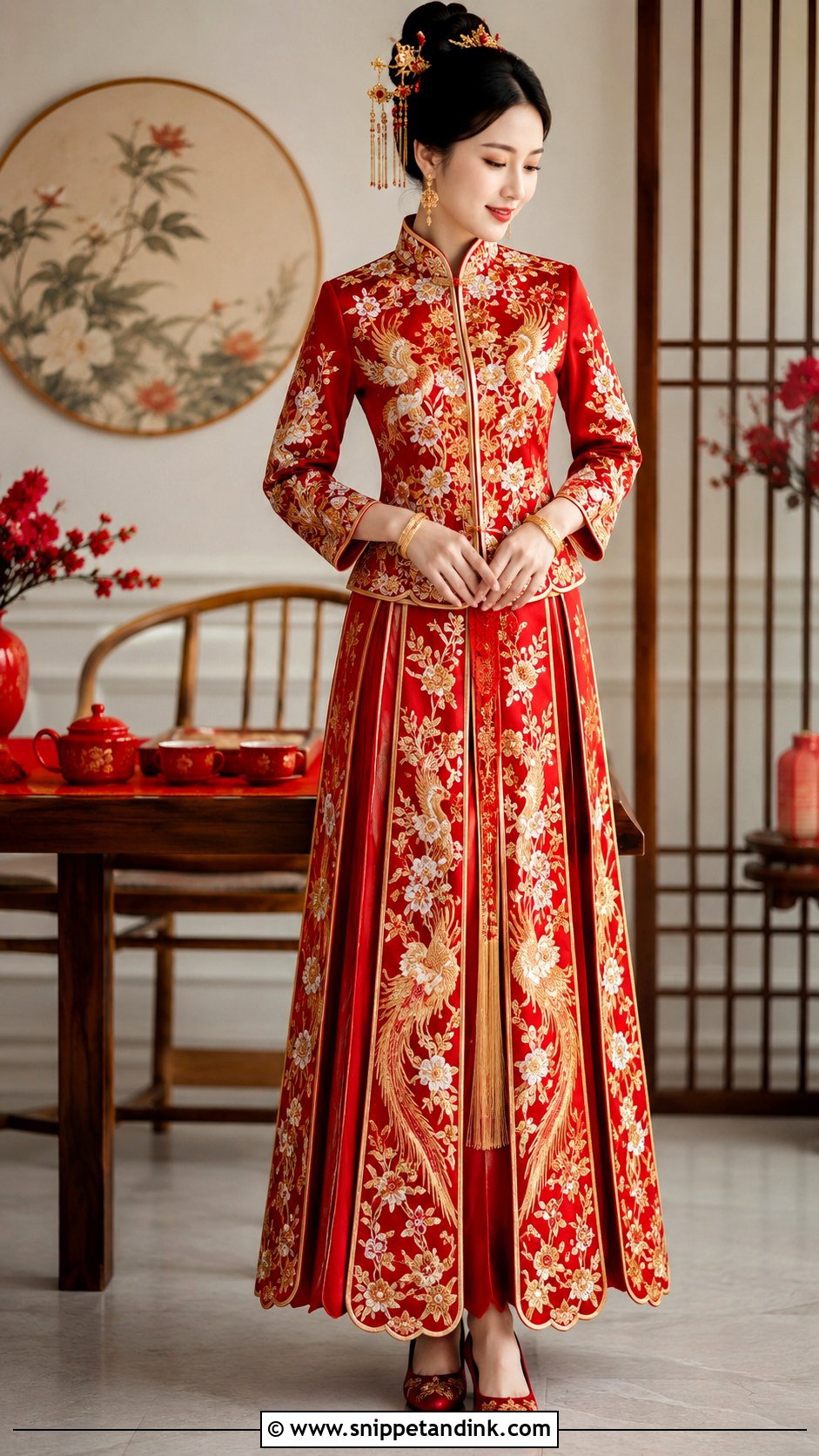 Chinese Traditional Marriage Qun Kwa Outfit - Snippet and Ink - 20 Traditional Marriage Outfit Ideas