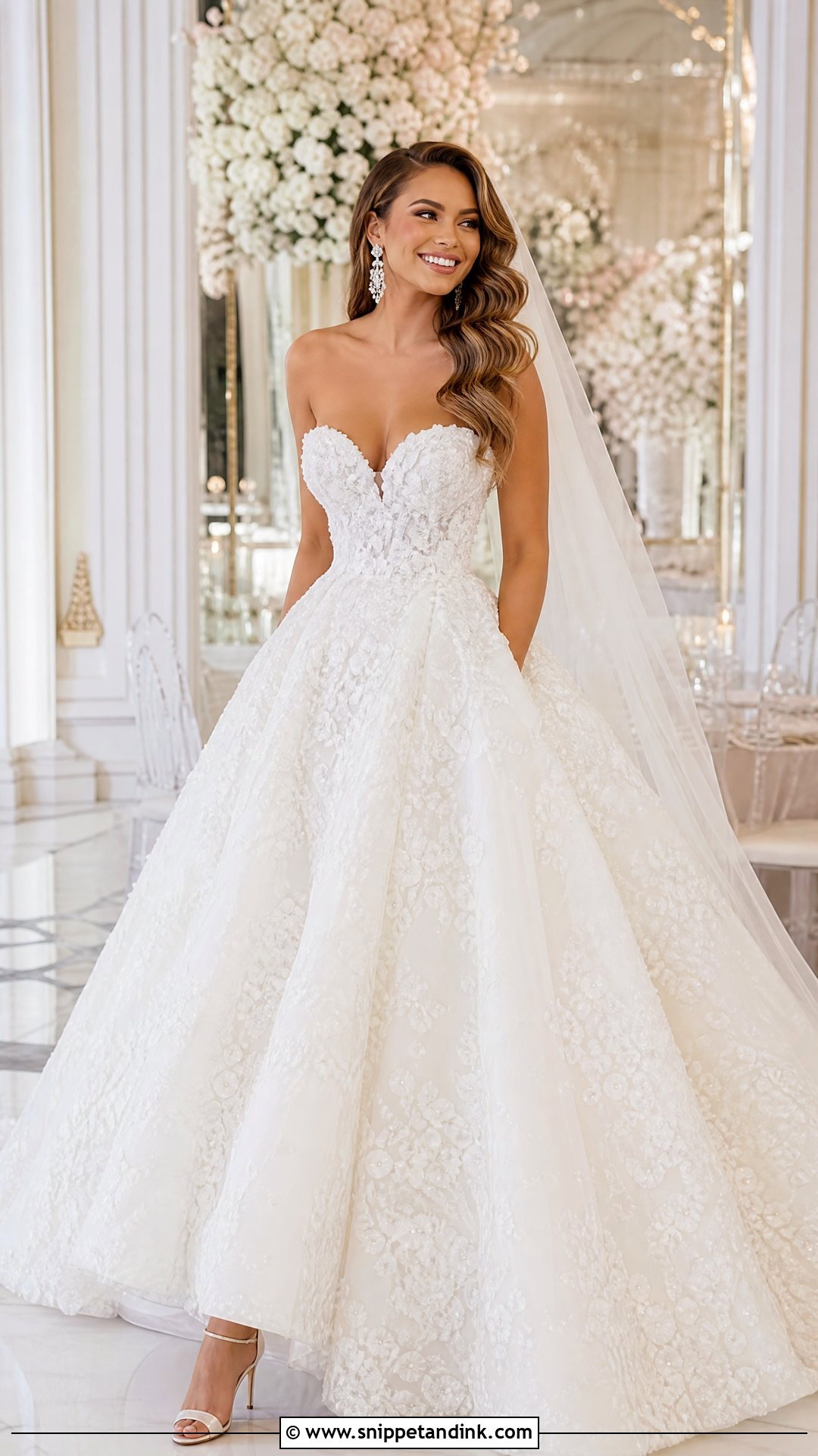 Chrissy Teigen Wedding Dress - Snippet and Ink - 30 Celebrity Wedding Dresses