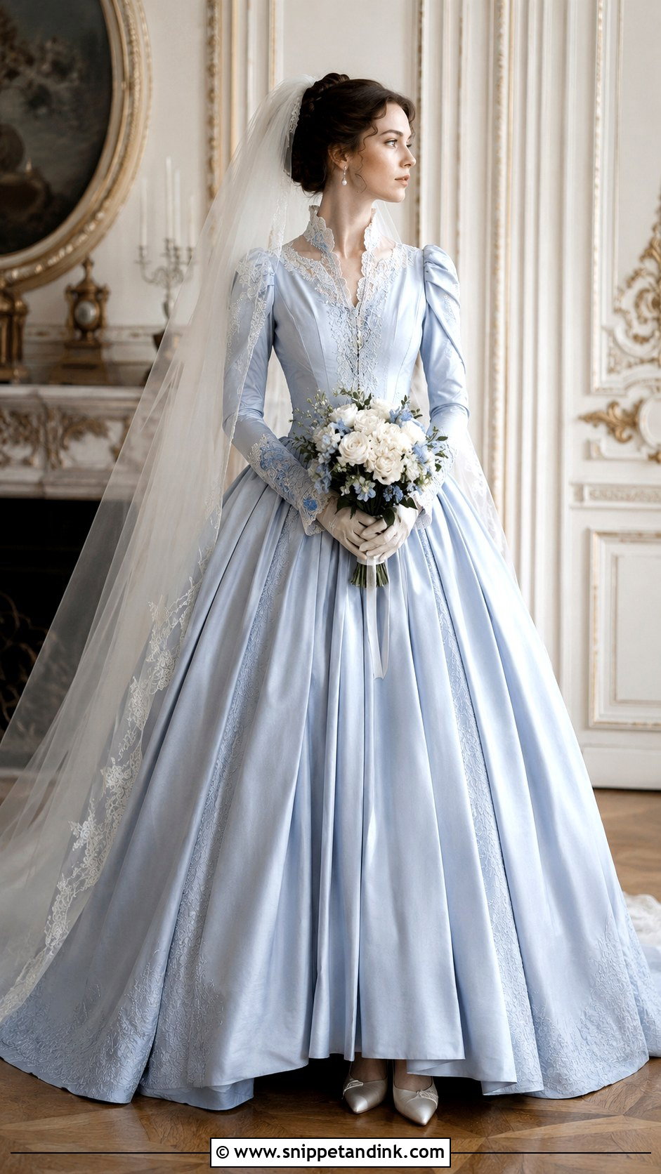 Christine Daae Blue Wedding Dress - Snippet and Ink - 20 Christine Daae Wedding Dress Ideas