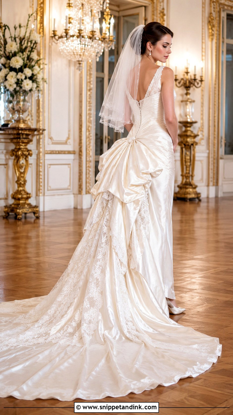 Christine Daae Bustle Wedding Dress - Snippet and Ink - 20 Christine Daae Wedding Dress Ideas