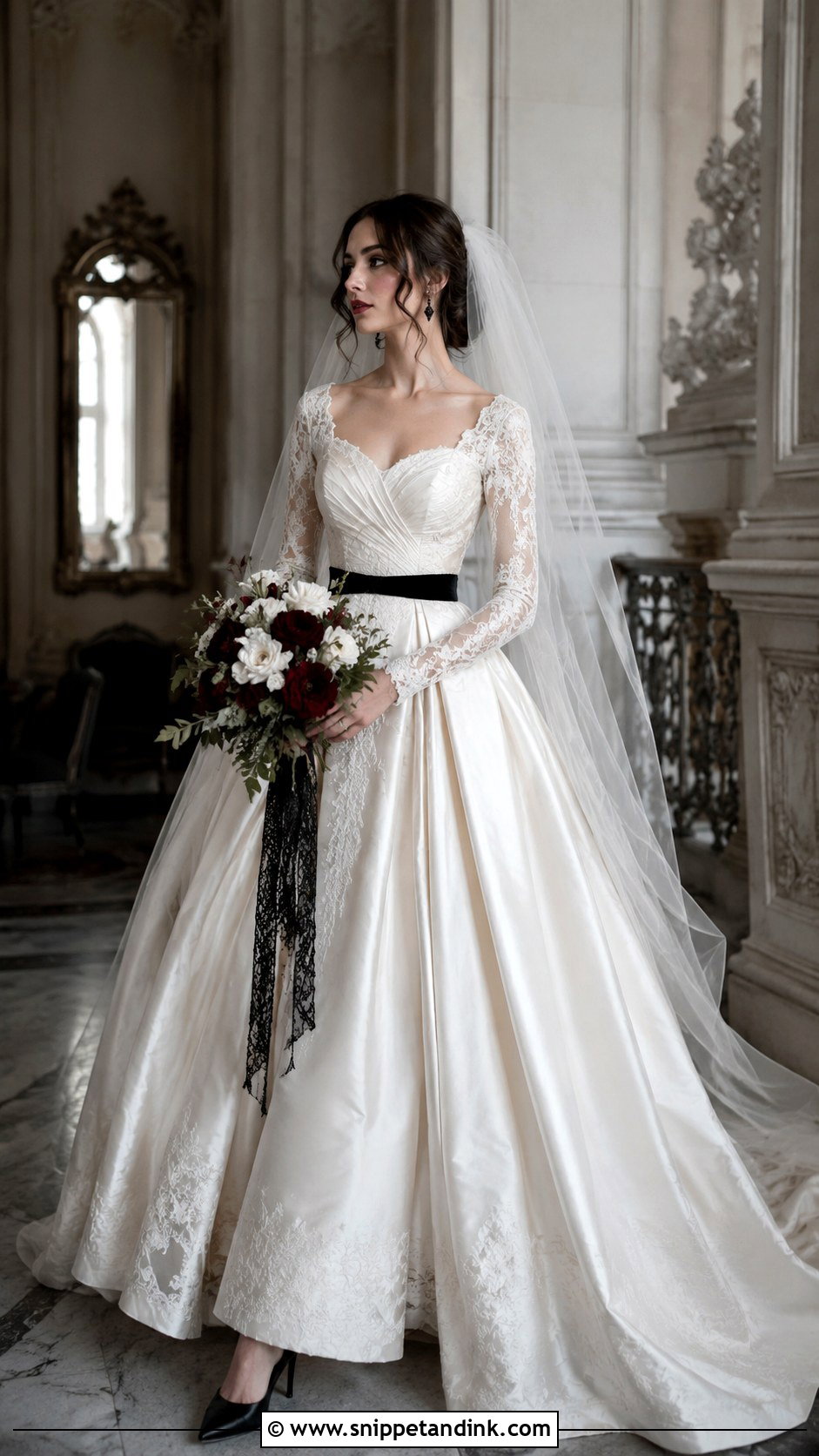 Christine Daae Gothic Wedding Dress - Snippet and Ink - 20 Christine Daae Wedding Dress Ideas