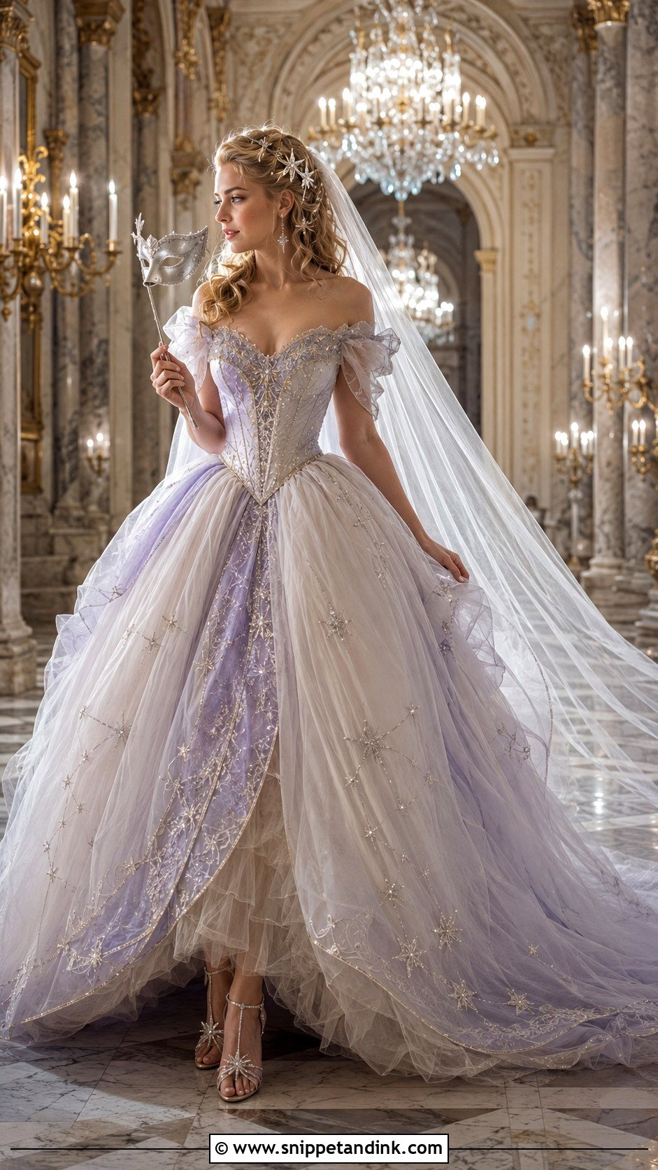 Christine Daae Masquerade Wedding Dress - Snippet and Ink - 20 Christine Daae Wedding Dress Ideas