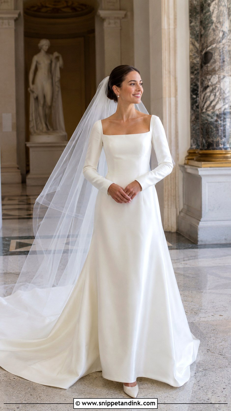 Christine Daae Minimalist Wedding Dress - Snippet and Ink - 20 Christine Daae Wedding Dress Ideas