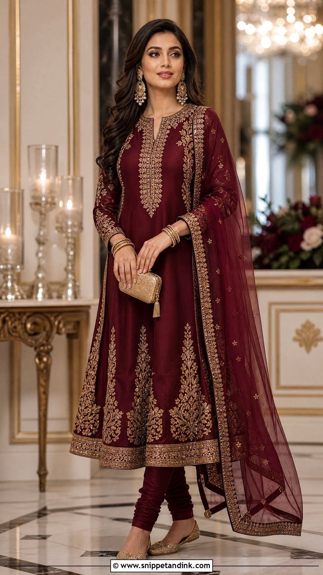 Churidar Salwar Suit for Wedding - Snippet and Ink - 20 Salwar Designs for Wedding