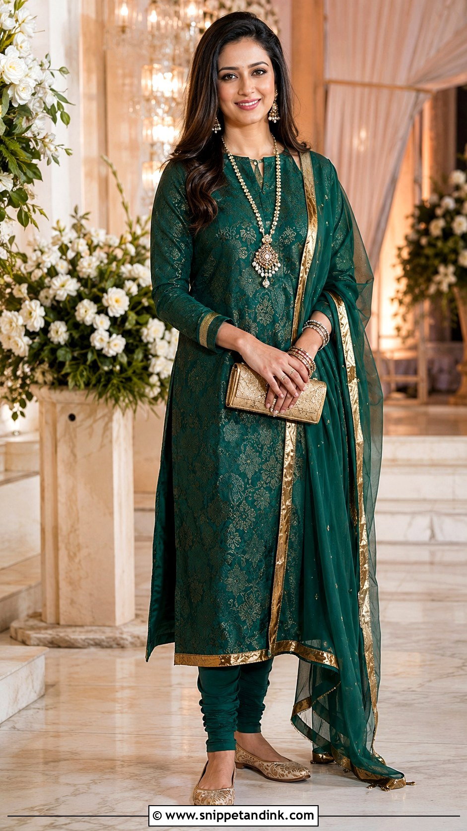 Churidar Suit Outfit - Snippet and Ink - 20 Indian Marriage Outfits for Women
