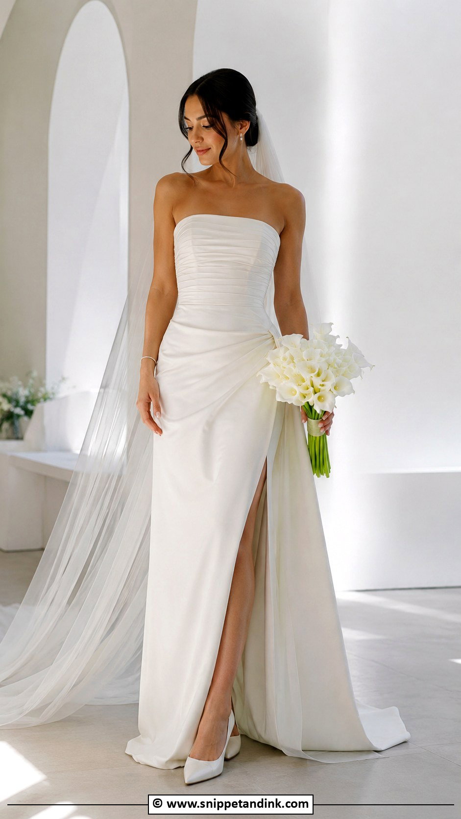 Cinq Cape Wedding Dress - Snippet and Ink - 30 Cinq Wedding Dress Ideas