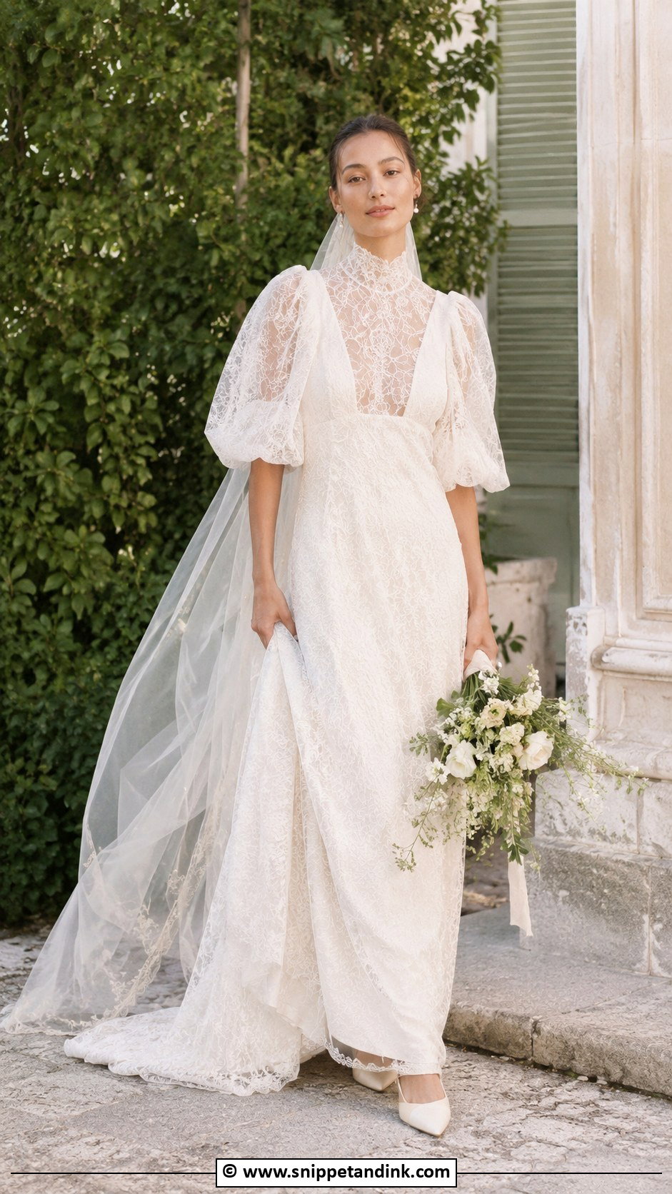Cinq Lace Wedding Dress - Snippet and Ink - 30 Cinq Wedding Dress Ideas