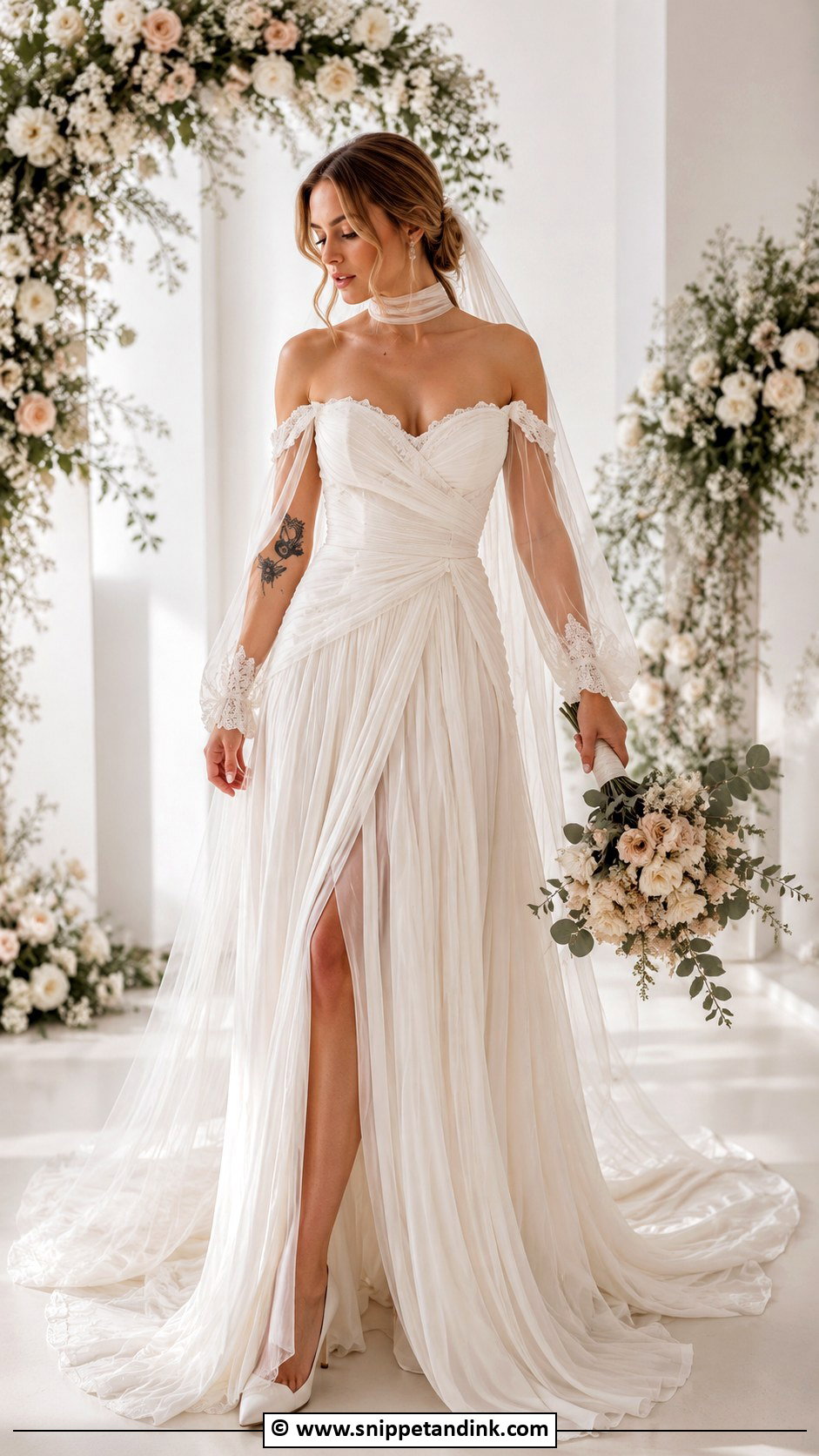 Cinq Romantic Wedding Dress - Snippet and Ink - 30 Cinq Wedding Dress Ideas