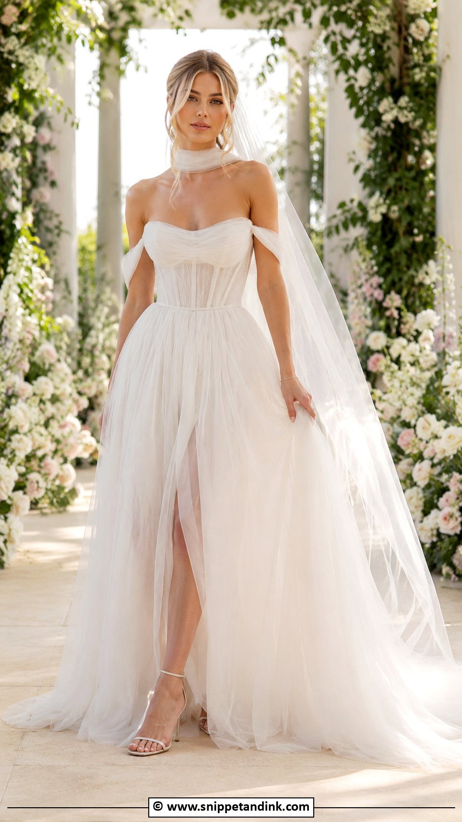 Cinq Tulle Wedding Dress - Snippet and Ink - 30 Cinq Wedding Dress Ideas