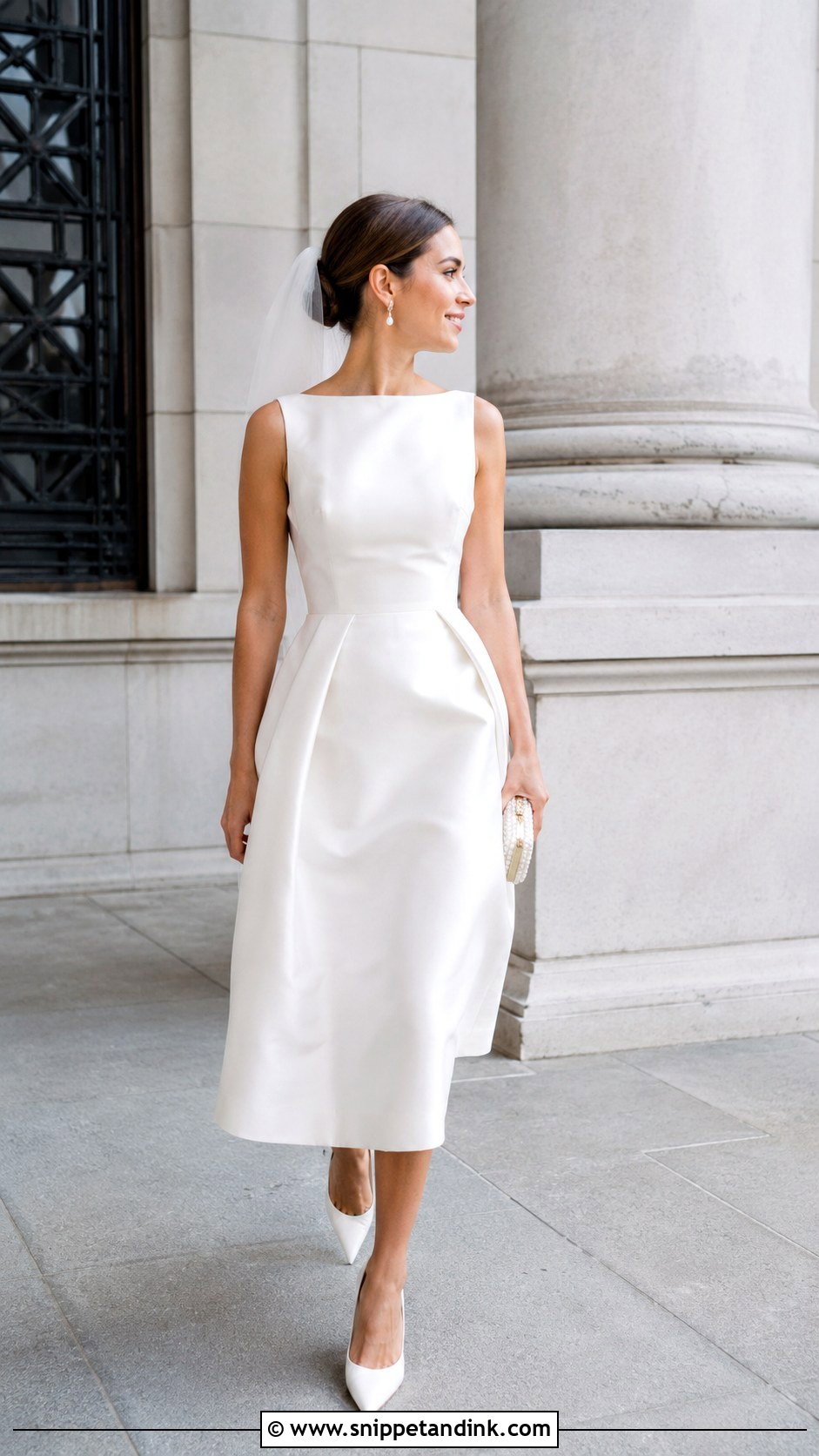 City Hall Elopement Wedding Dress - Snippet and Ink - 30 Elopement Wedding Dresses