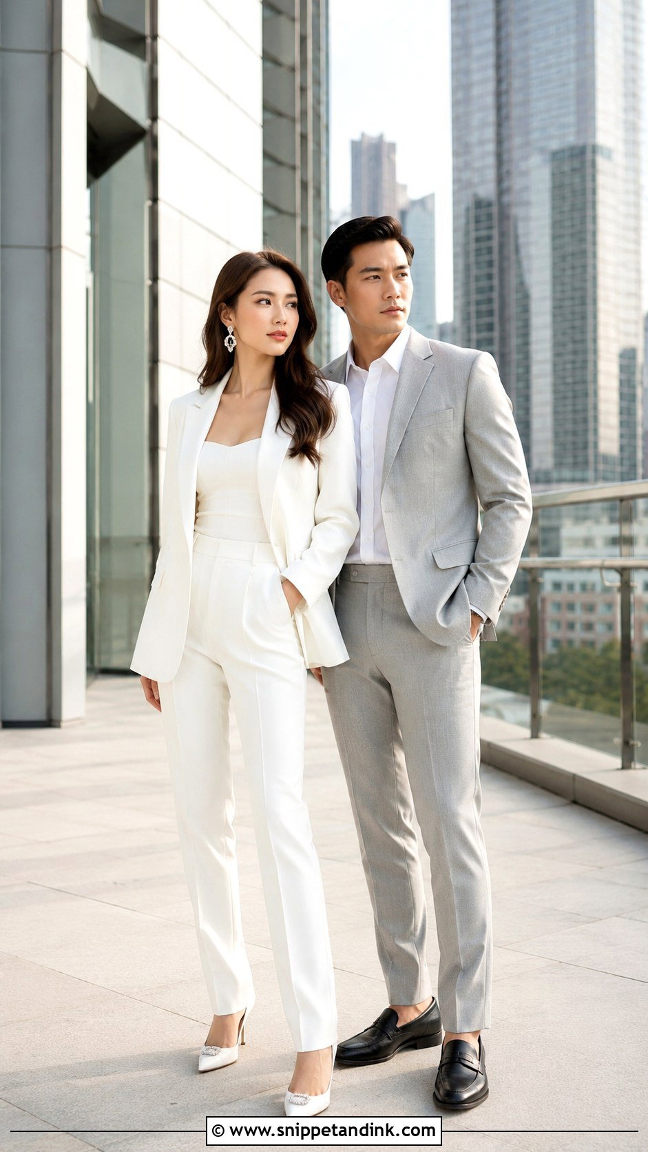 City Prenup White Suit Outfit - Snippet and Ink - 25 Prenup Outfit Ideas Philippines