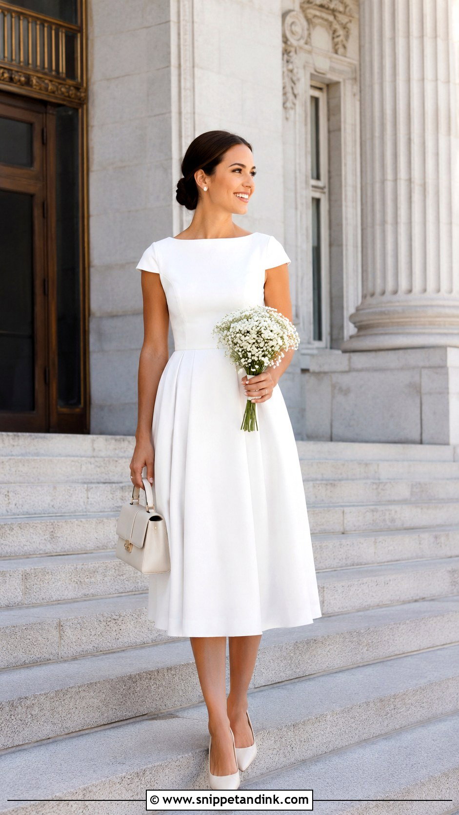 Civil Wedding Dress With Flats - Snippet and Ink - 25 Simple Civil Wedding Dress Ideas