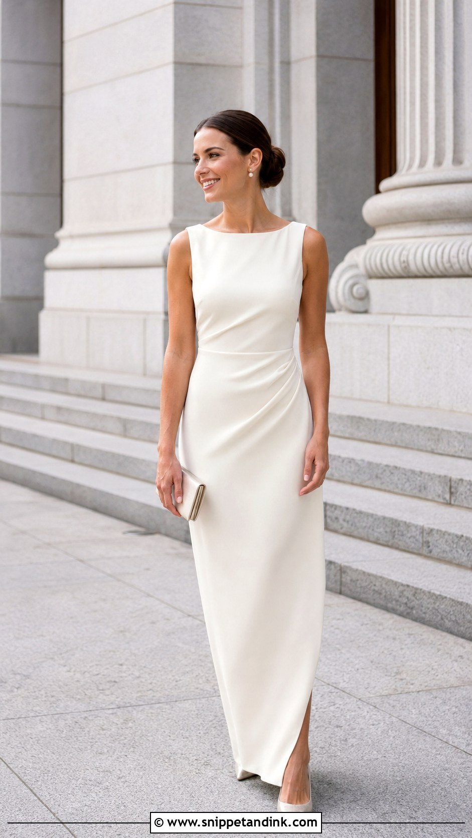 Civil Wedding Maxi Dress - Snippet and Ink - 25 Simple Civil Wedding Dress Ideas