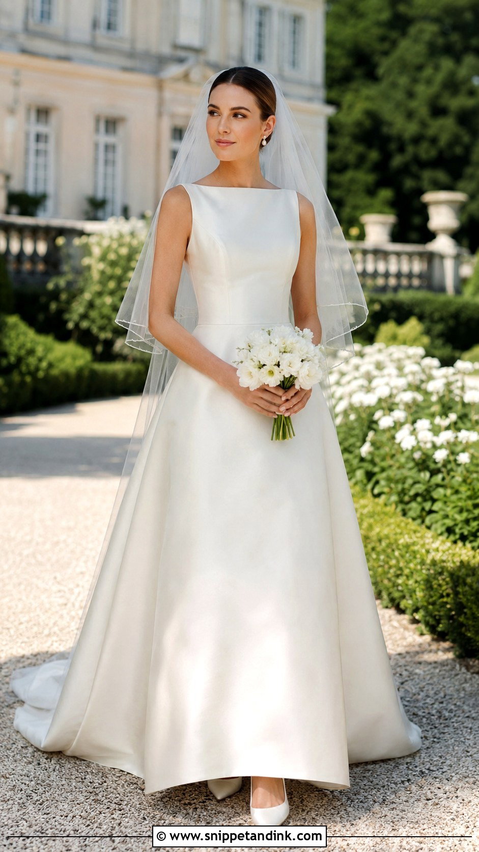 Classic A Line Wedding Dress - Snippet and Ink - 20 Classy Bride Dress Ideas