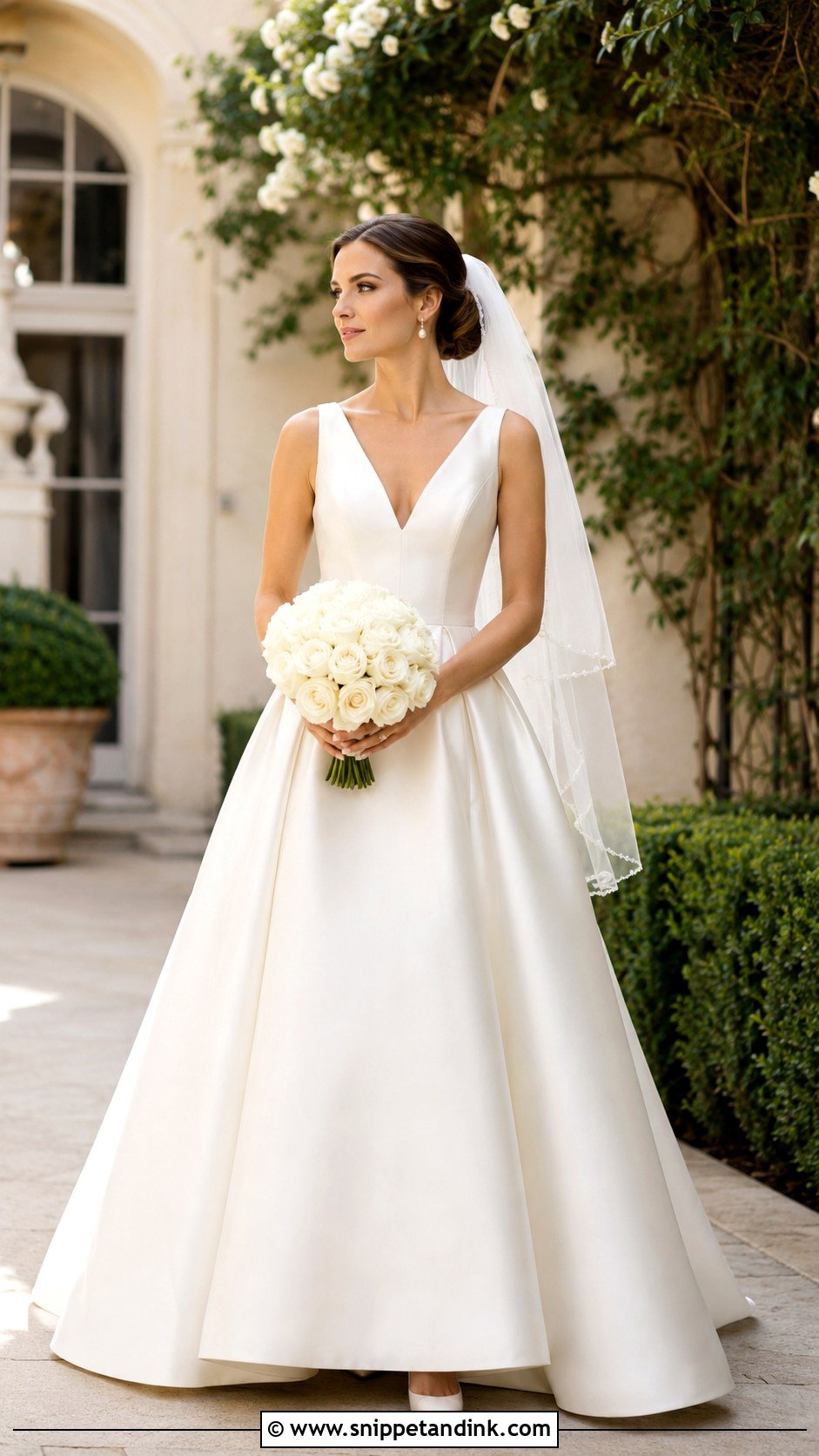 Classic A Line Wedding Dress - Snippet and Ink - 20 Nice Wedding Dresses