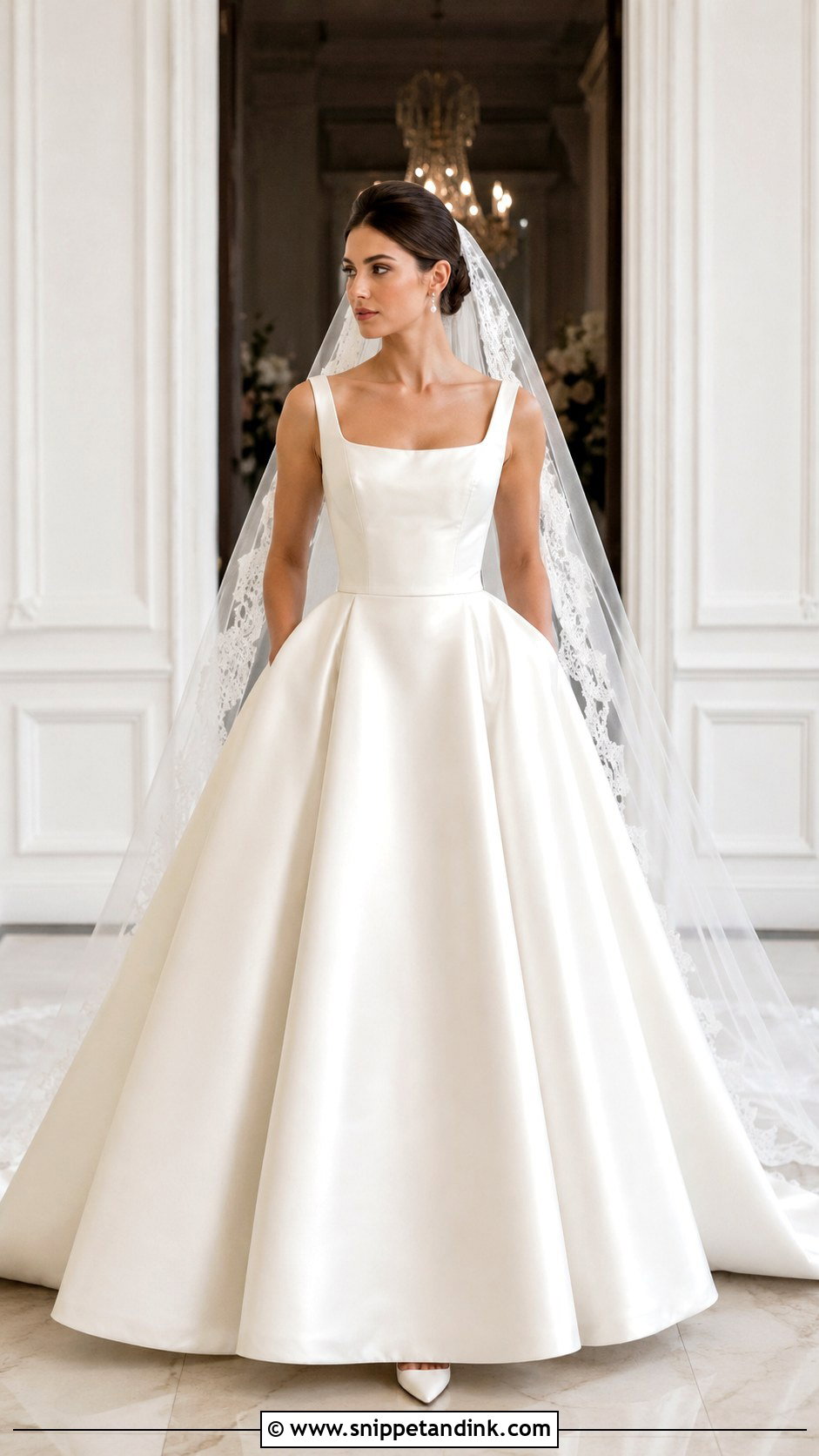 Classic Ball Gown Bridal Wedding Outfit - Snippet and Ink - 30 Bridal Wedding Outfits