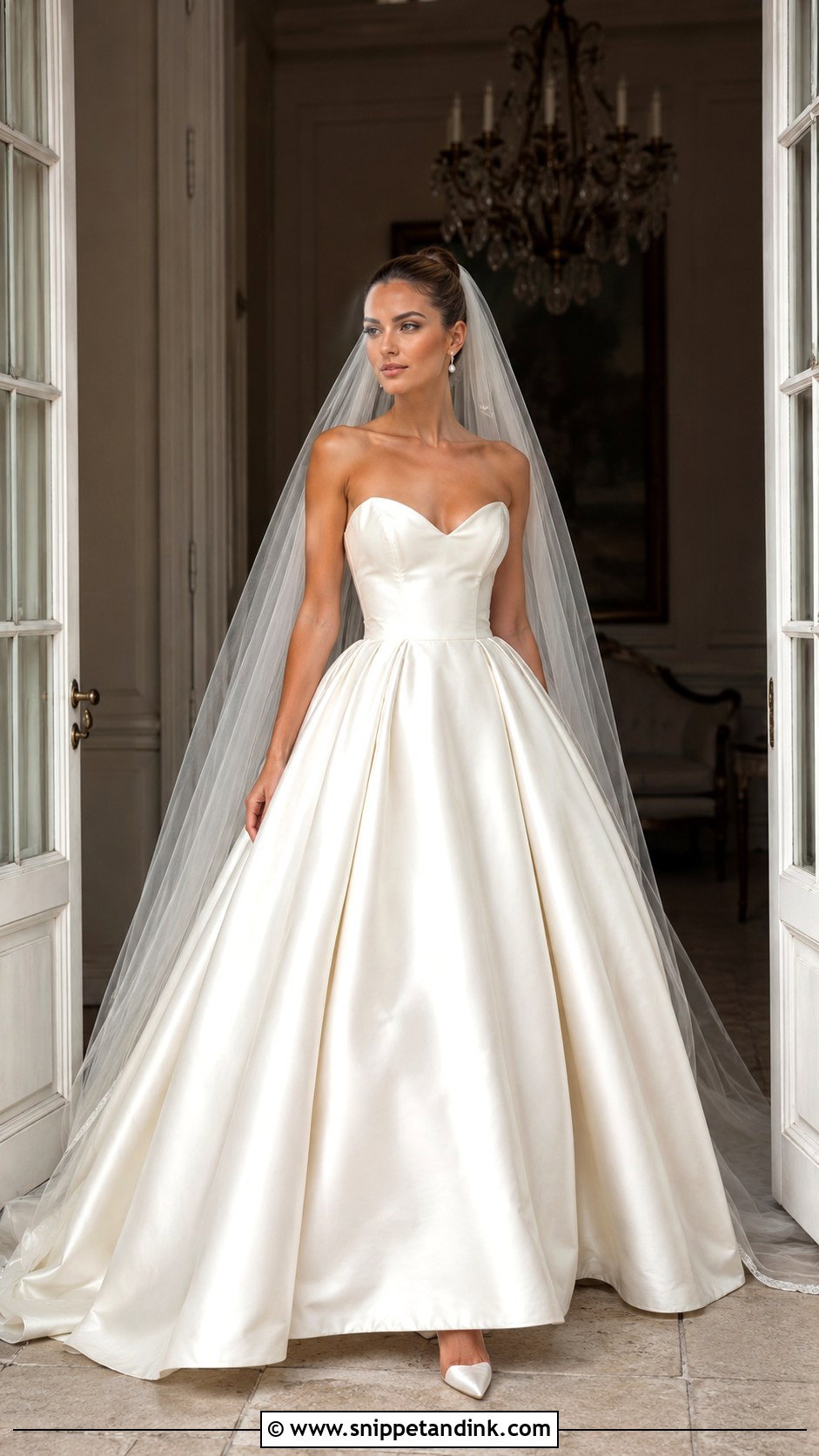 Classic Ball Gown Bride Look - Snippet and Ink - 25 Bride Looks