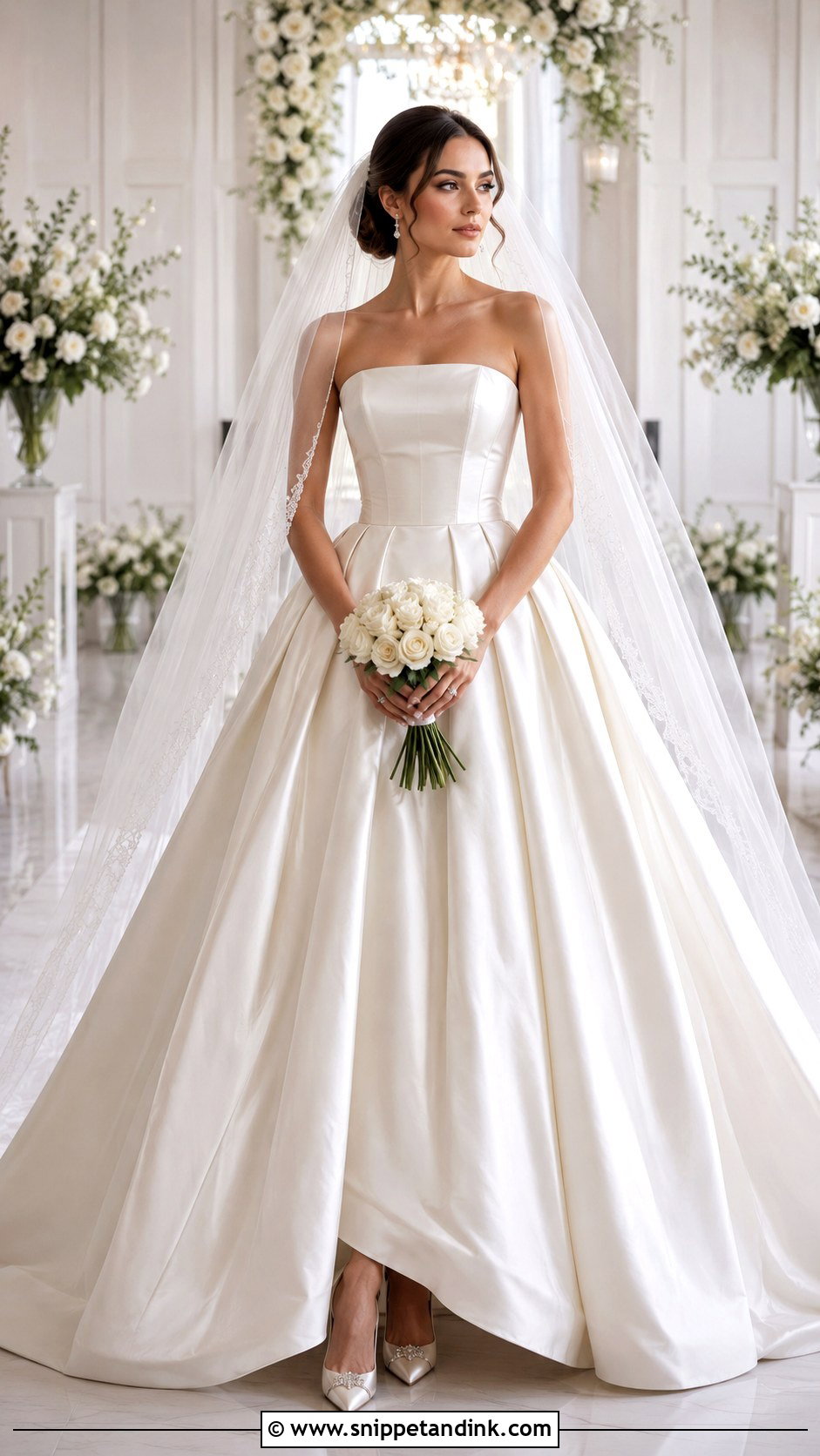Classic Ball Gown Wedding Dress - Snippet and Ink - 25 Weeding Dressing Woman Bride Ideas