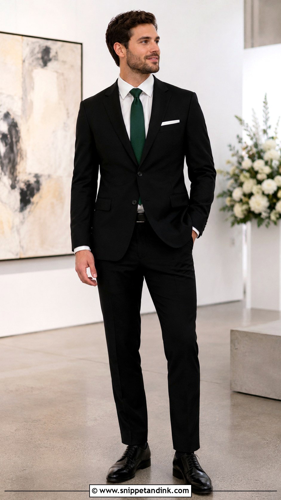 Classic Black Groomsman Suit - Snippet and Ink - 20 Groomsman Suits