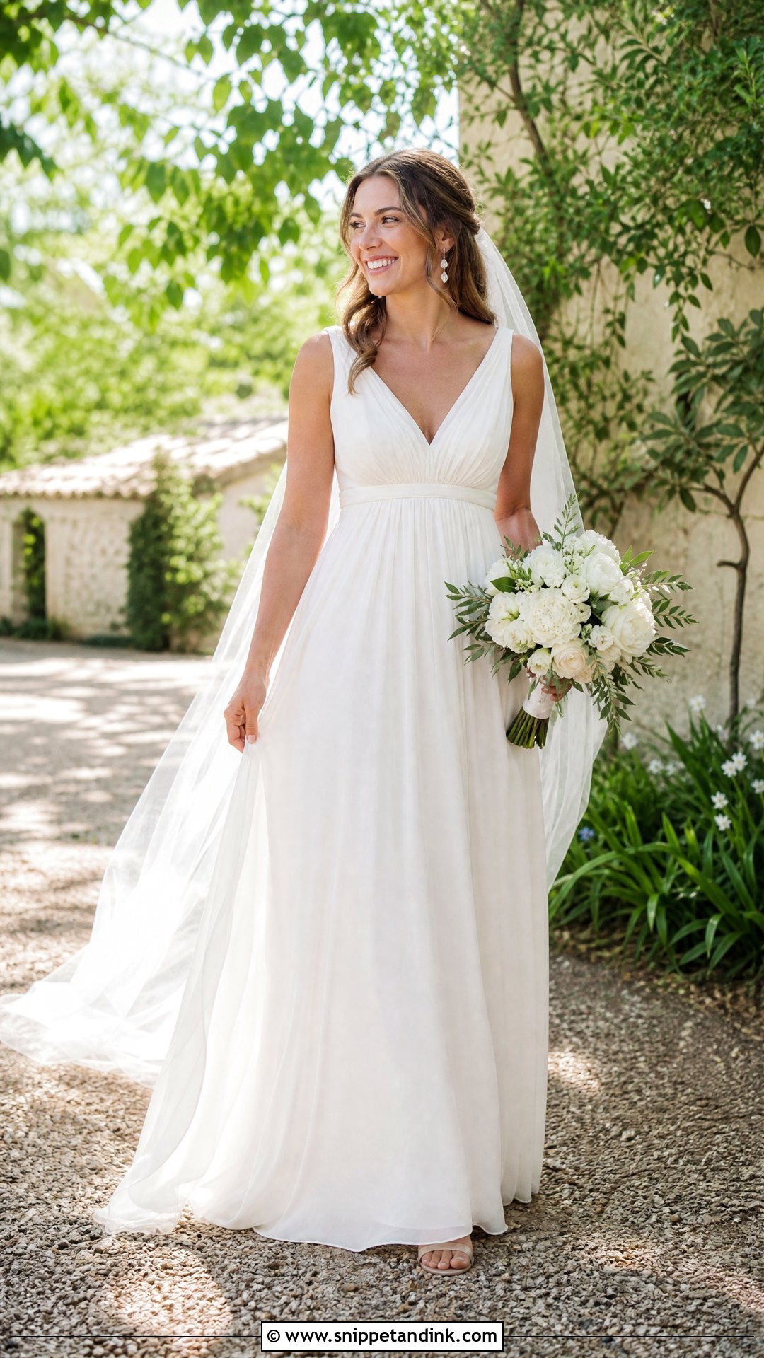 Classic Empire Waist Wedding Dress - Snippet and Ink - 25 Classic Bride Dress Ideas