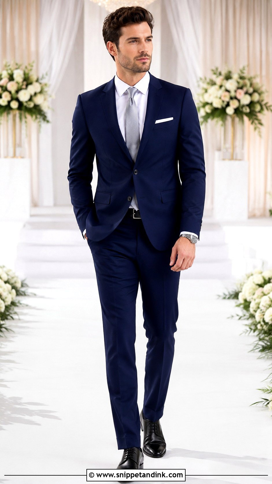 Classic Navy Blue Suit Wedding - Snippet and Ink - 20 Navy Blue Suits Wedding